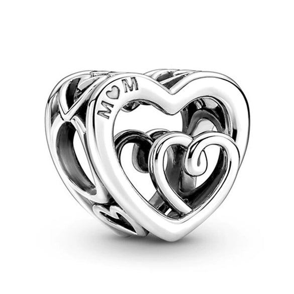 Jewelry Metal Love Chain Pendant With Totem Pattern Electroplating Original Design