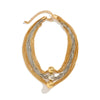Jewelry Metal Plastic Geometric Ball Pendant Necklace Electroplated Box Chain Women