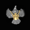 Jewelry Metal Ring With Flying Eagle Cartoon Characters Unisex Electroplated