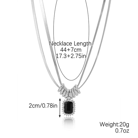 Jewelry Metal Snake Bone Chain With Wave And Geometric Pattern Electroplated For Women
