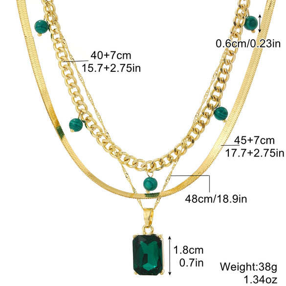 Jewelry Metal Snake Bone Chain With Wave And Geometric Pattern Electroplated For Women