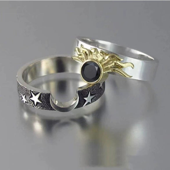 Jewelry Metal Star Electroplated Combination Set Ring