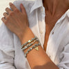Jewelry Metal Tassel Pendant Bracelet Ins Style Irregular Beaded Electroplated