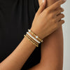 Jewelry Metal Tassel Pendant Bracelet Ins Style Irregular Beaded Electroplated