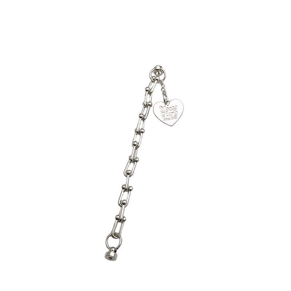 Jewelry Mobile Phone Case Bracelet Accessories Alloy Electroplating Pearl Love Letter Shell Women's