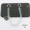 Jewelry Mobile Phone Chain Handheld Glass Glaze Beaded Crystal Baked Paint For Women