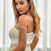 Jewelry Multi Layer Tassel Bracelet Imitation Pearls Geometric Electroplated Women's