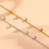 Jewelry Multiple Steel Ball Pendants Stainless Steel Electroplated 18K Gold Cartoon Style