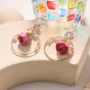 Jewelry Natural Pearl Flower Handmade Bohemian Style Women's Earrings