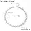 Jewelry Necklace Bracelet Set 316L Stainless Steel Zircon Electroplating Light Luxury Style