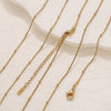 Jewelry Necklace Chain Stainless Steel Round Snake Chain Clip Bead Chain Electroplated