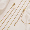 Jewelry Necklace Chain Stainless Steel Round Snake Chain Clip Bead Chain Electroplated