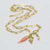 Jewelry Necklace Copper Brass Animal Zodiac Ocean Conch Starfish Small Fish Diy Handmade Electroplated
