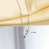 Jewelry Necklace Copper Gemstone Letter Electroplated