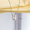 Jewelry Necklace Copper Gemstone Letter Electroplated