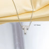 Jewelry Necklace Copper Gemstone Letter Electroplated