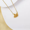 Jewelry Necklace Copper Titanium Steel Animal Zodiac Gemstone Pendant Electroplated For Women