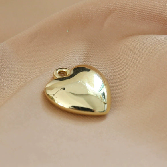 Jewelry Necklace Earrings Diy Accessories Resin Heart Ball Pendant Minimalist Geometric Electroplating