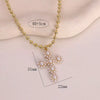 Jewelry Necklace Pendant Imitation Pearl Copper Geometric Ball Chain Electroplated Inlaid
