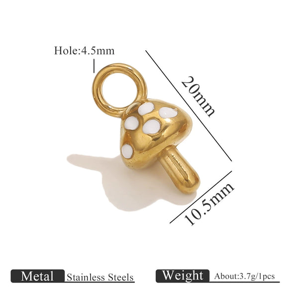 Jewelry Necklace Pendant Stainless Steel French Retro Flower Asymmetrical Petal Electroplated