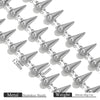 Jewelry Necklace Punk Style Stainless Steel Electroplated Small Thorns Chili Type For Men And Women