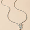 Jewelry Necklace Stainless Steel Alloy Rabbit Geometric Hip Hop Punk Style Twist Chain