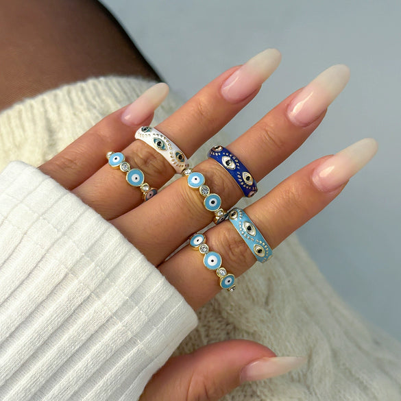 Jewelry Open Joint Ring Alloy Geometric Style Plant Flowers Electroplating Women's