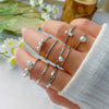 Jewelry Open Joint Ring Alloy Geometric Style Plant Flowers Electroplating Women's
