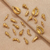 Jewelry Ornament Vacuum Gold Plated Stainless Steel Chili Gourd Pendant Accessories For Earrings Bracelet