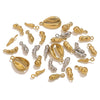 Jewelry Ornament Vacuum Gold Plated Stainless Steel Chili Gourd Pendant Accessories For Earrings Bracelet