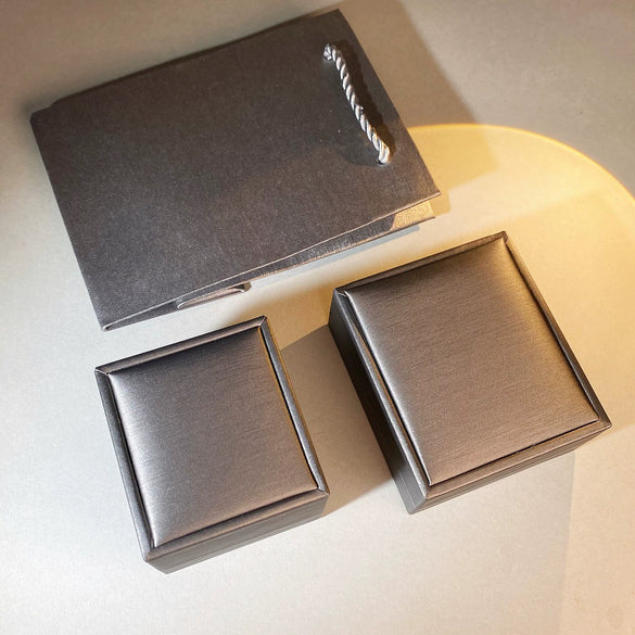 Jewelry Packaging Accessories Box Fabric Material Simple Style Environmentally Protected