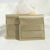 Jewelry Packaging Bag Faux Leather Pu Snap Bag For Necklace Ring Storage