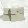 Jewelry Packaging Bag Pu Leather Flap Snap Pocket Embossing Style