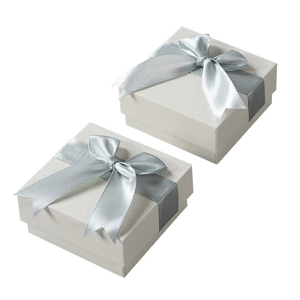 Jewelry Packaging Box Bow Gift Box Paper Cardboard Color Retention