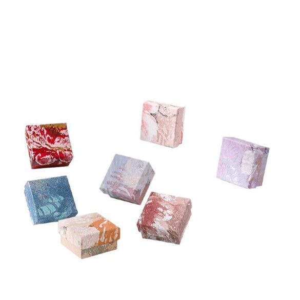 Jewelry Packaging Box Paper Cardboard Irregular Flower Style