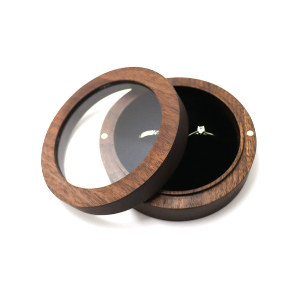 Jewelry Packaging Box Wooden For Ring Earrings