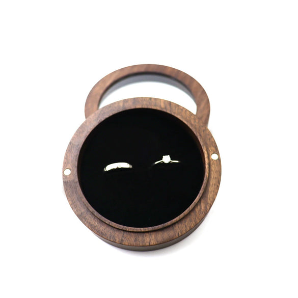 Jewelry Packaging Box Wooden For Ring Earrings