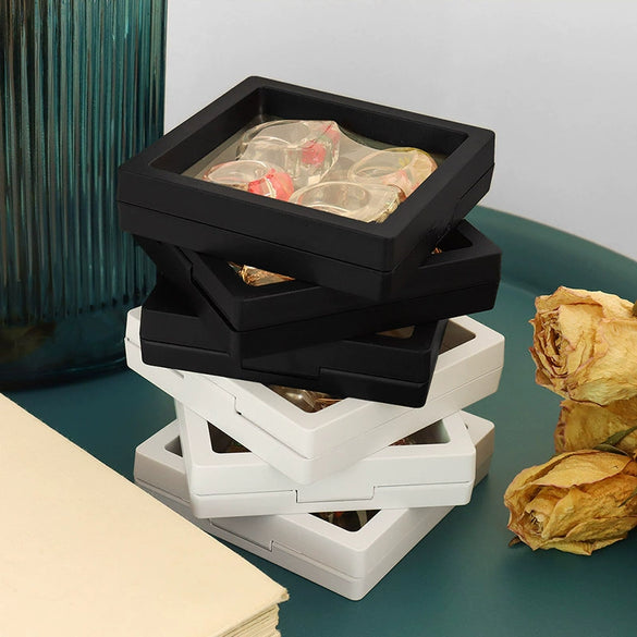 Jewelry Packaging Gift Box Transparent Plastic Pp Pe Film Suspension Box For Ring Bracelet