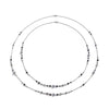 Jewelry Pearl Beaded Alloy Clavicle Chain Set U Shape Electroplating