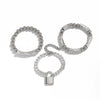 Jewelry Pearl Beaded Heart Shape Hollow Minimalist Electroplated Women's Bracelet