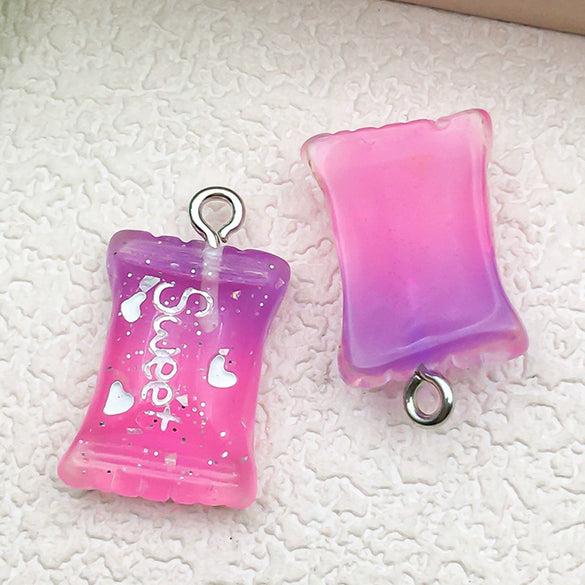 Jewelry Pendant Candy Food Toy Creative Diy Glue Resin Plastic Accessories