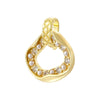 Jewelry Pendant Copper Inlaid Pearl Rhombus Baroque Style