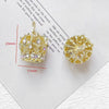 Jewelry Pendant Copper Inlaid Zirconium Three Dimensional Crown Line Pattern Electroplated Handmade