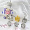 Jewelry Pendant Copper Inlaid Zirconium Three Dimensional Crown Line Pattern Electroplated Handmade