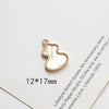 Jewelry Pendant Earrings Necklace Copperclad Gold Inlaid Acrylic Imitation Motherofpearl Butterfly Moon Gourd Diy Handmade Electroplated Geometric Style