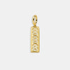 Jewelry Pendant Necklace Brass Geometric Quadrilateral With Diamond For Women