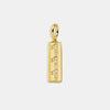 Jewelry Pendant Necklace Brass Geometric Quadrilateral With Diamond For Women