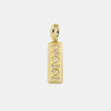 Jewelry Pendant Necklace Brass Geometric Quadrilateral With Diamond For Women