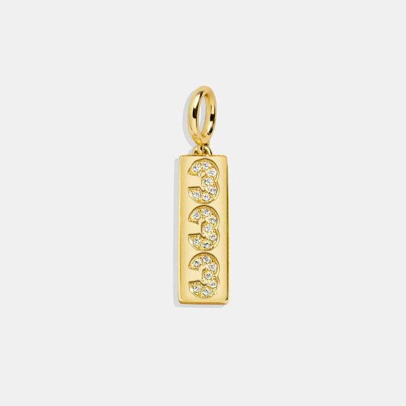 Jewelry Pendant Necklace Brass Geometric Quadrilateral With Diamond For Women