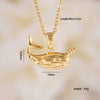 Jewelry Pendant Necklace Copper Animal Zodiac Real Gold Plated Light Luxury Style